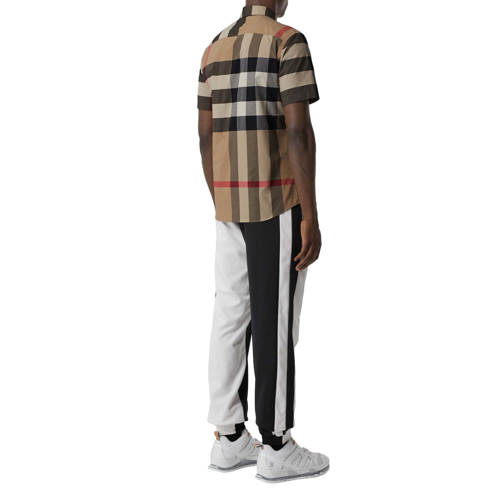 Chemise sans manches à motif check - Archive Beige Check