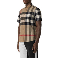 Chemise sans manches à motif check - Archive Beige Check