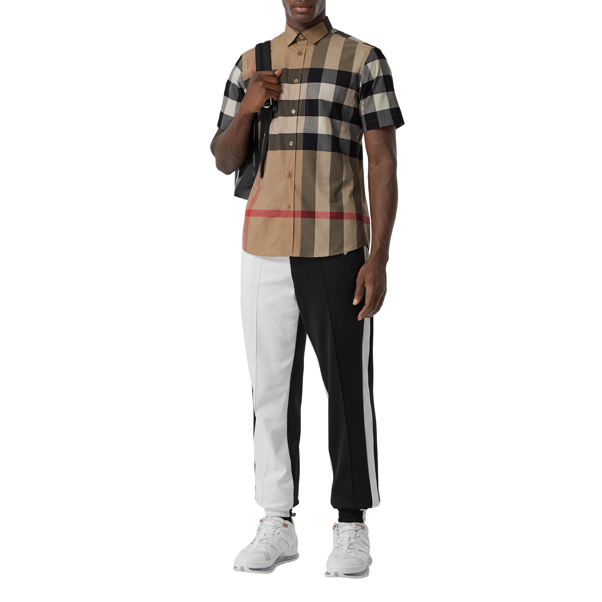 Chemise sans manches à motif check - Archive Beige Check