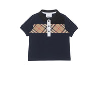 Polo pour bébé en coton Vintage Check - Navy