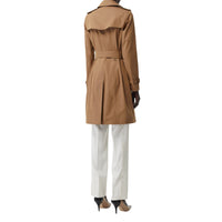 Trench-coat en gabardine de coton - Warm Taupe