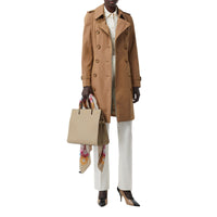Trench-coat en gabardine de coton - Warm Taupe