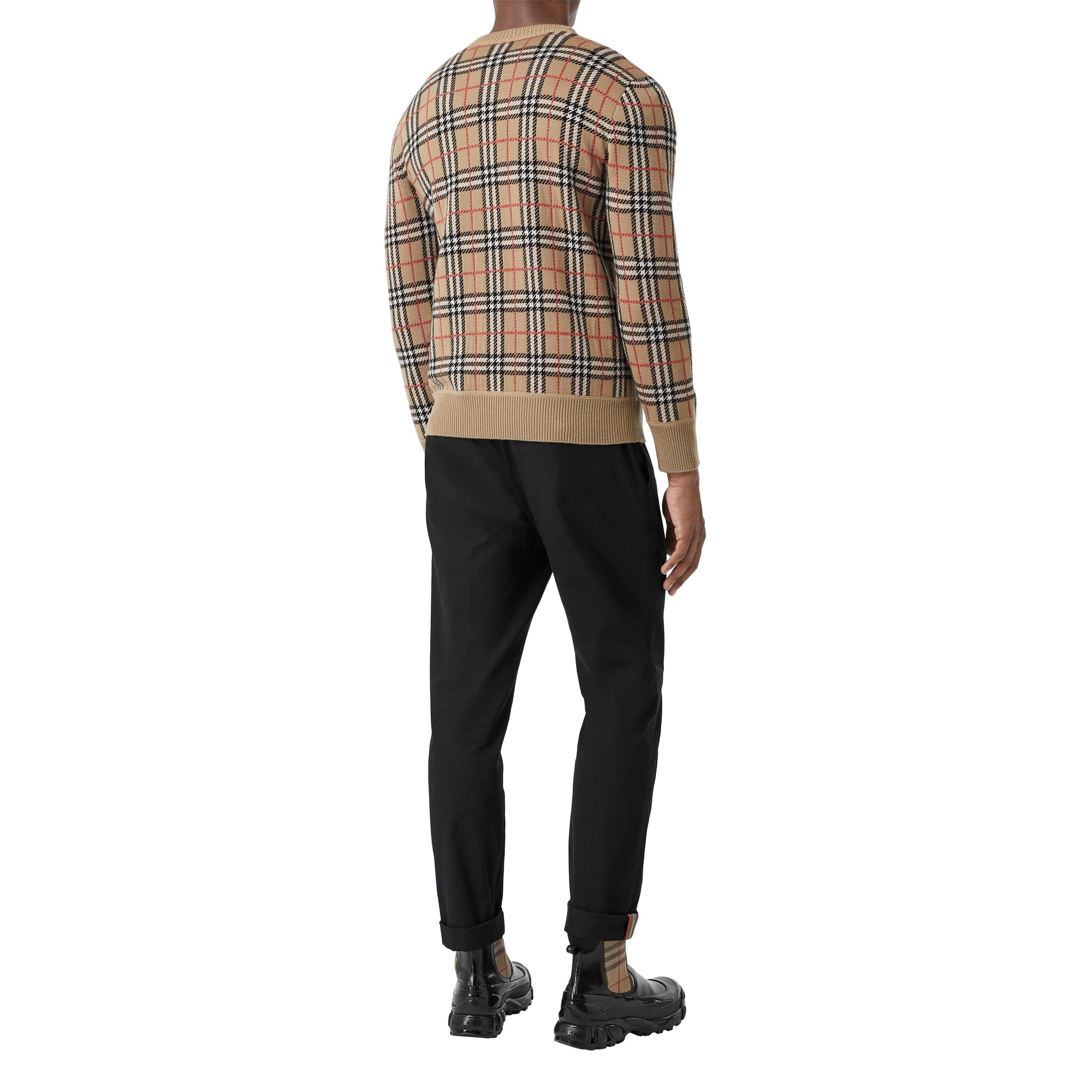 Pantalon chino slim en coton - Black