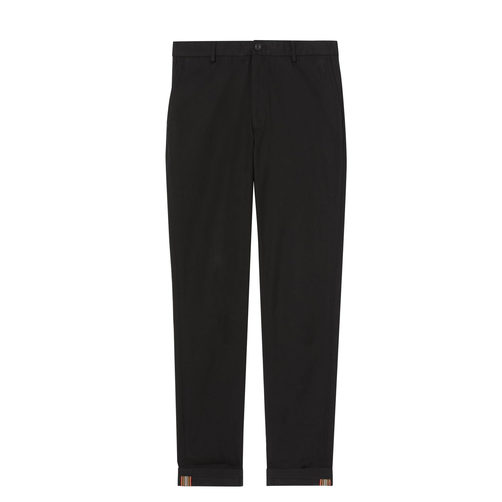 Pantalon chino slim en coton - Black