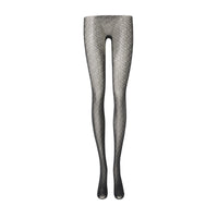 Collants à motif monogramme - Black