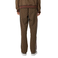 Pantalon de survêtement en coton rayé - Bridle Brown