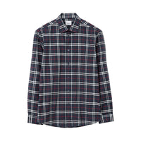 Chemise stretch à motif check - Navy Check