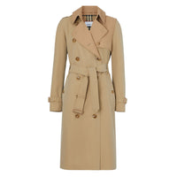 Trench en gabardine de coton bicolore - Honey