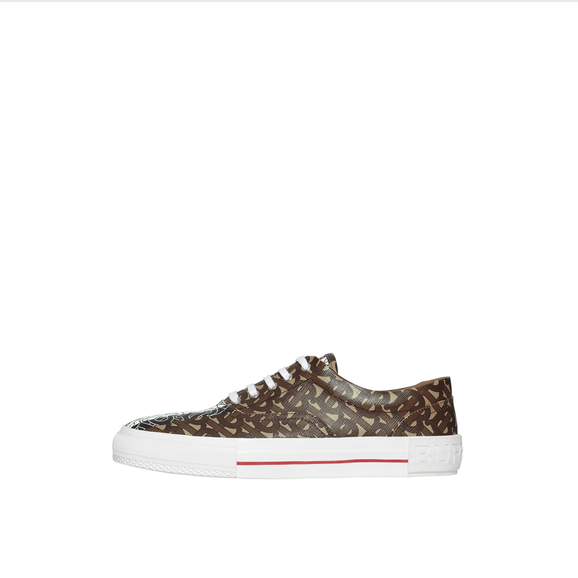 Sneakers en toile rayées - Bridle Brown