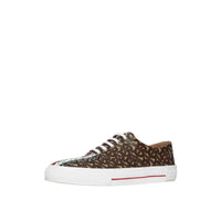 Sneakers en toile rayées - Bridle Brown