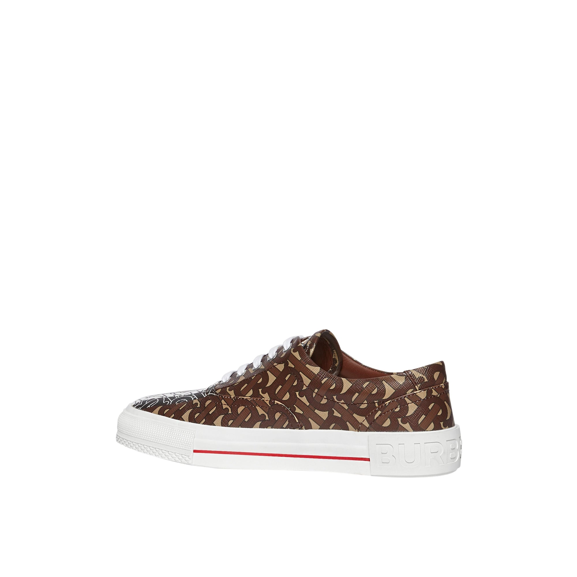 Sneakers en toile écologique rayées Monogram - Bridle Brown