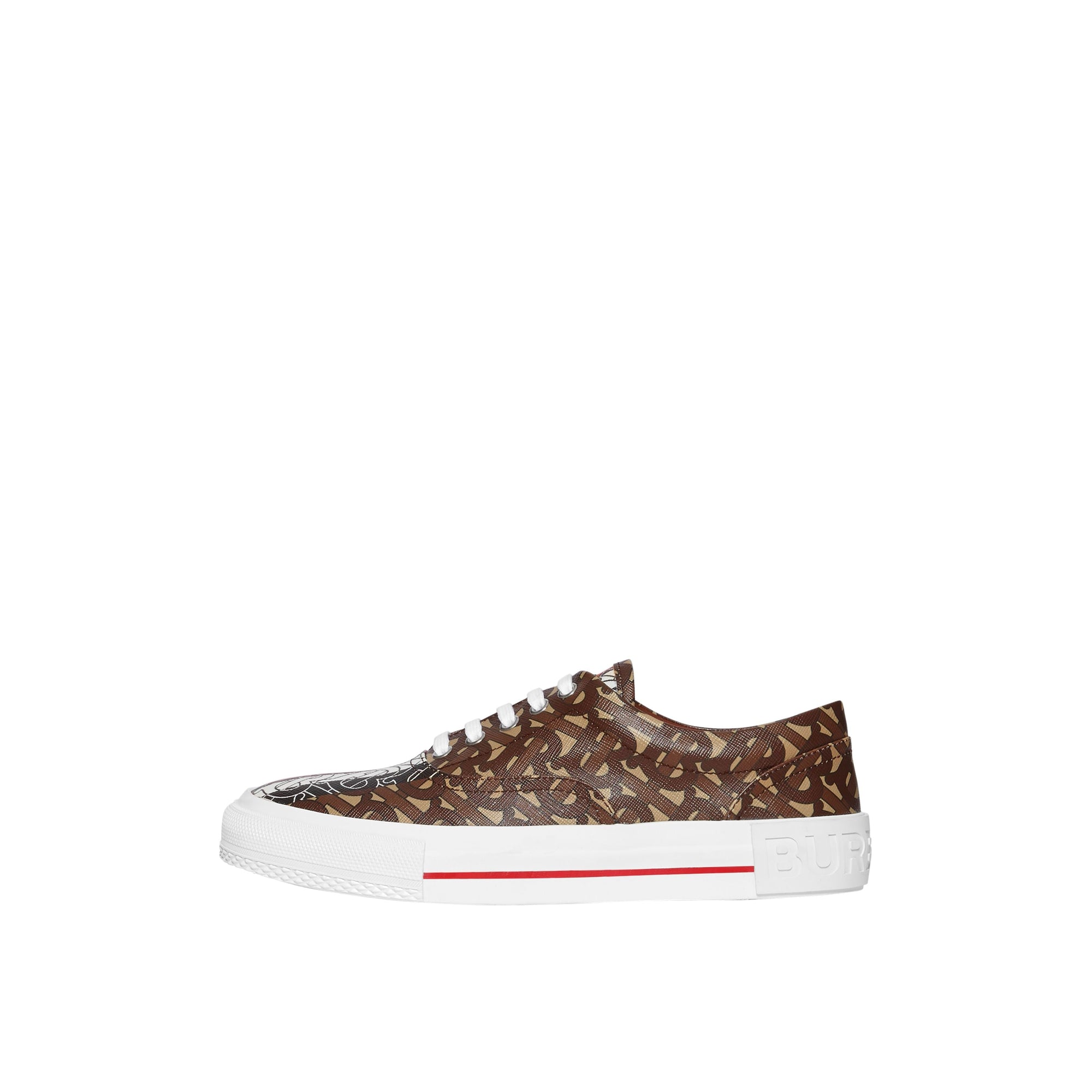 Sneakers en toile écologique rayées Monogram - Bridle Brown