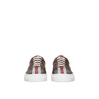 Sneakers en toile écologique rayées Monogram - Bridle Brown
