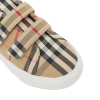 Sneakers en coton à motif Vintage check - Archive Beige & White