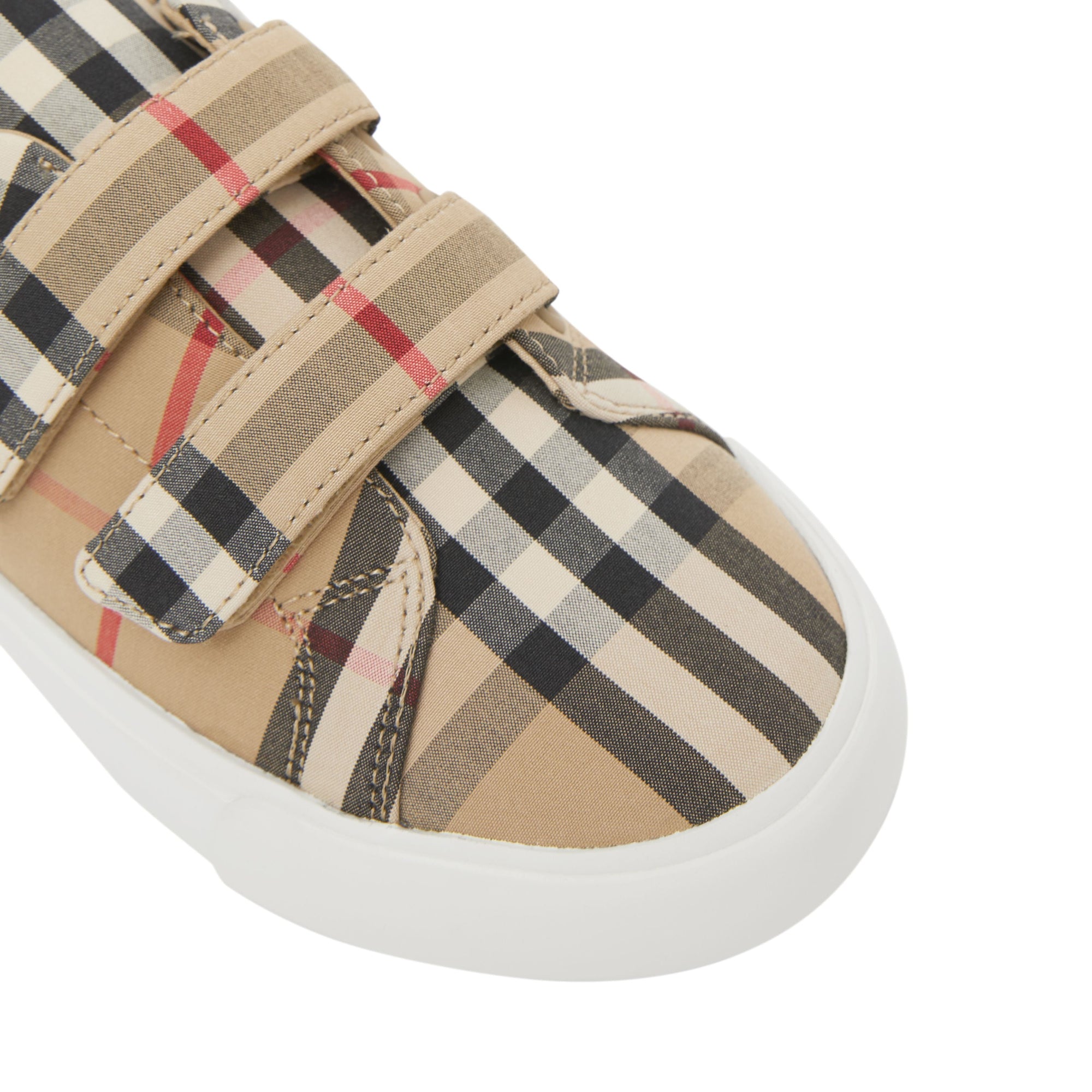 Sneakers en coton à motif Vintage check - Archive Beige & White