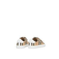 Sneakers en coton à motif Vintage check - Archive Beige & White
