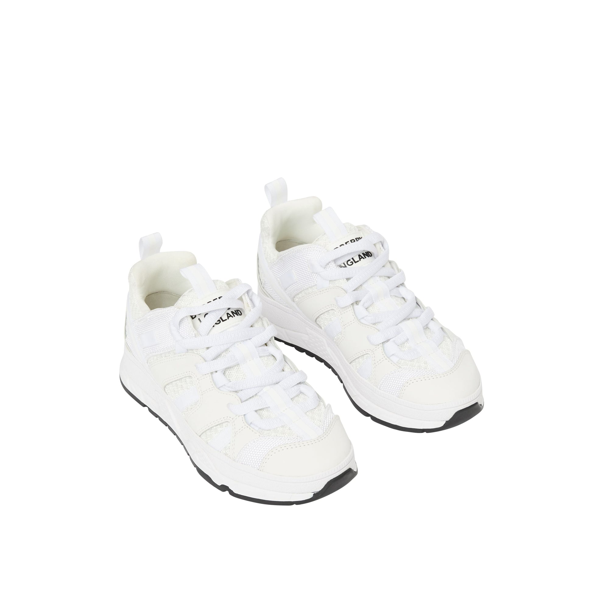 Sneakers union en mesh et nubuck - Optic White