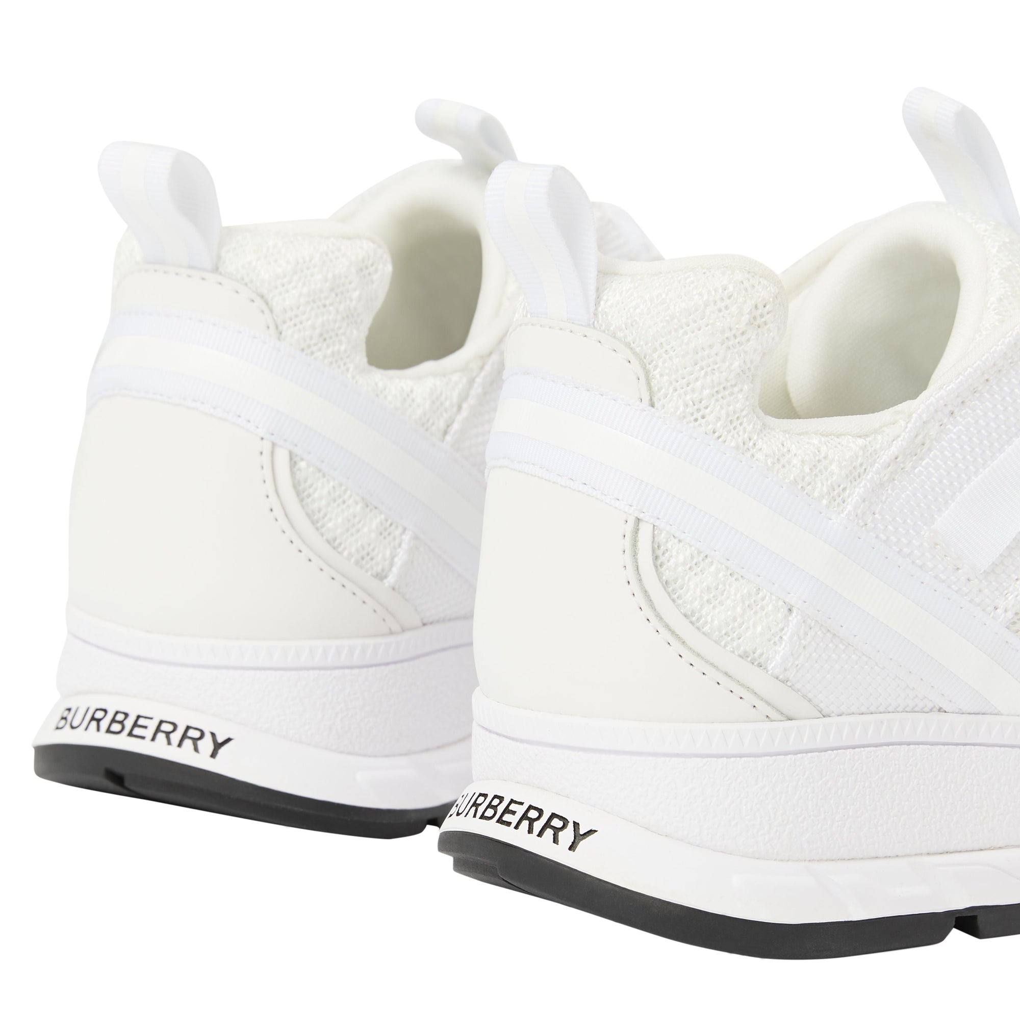 Sneakers union en mesh et nubuck - Optic White