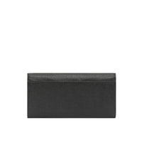 Portefeuille long en cuir grainé - Black