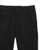 Pantalon en sergé de coton avec logo - Black