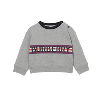 Sweat-shirt en jersey avec logo - Grey Melange