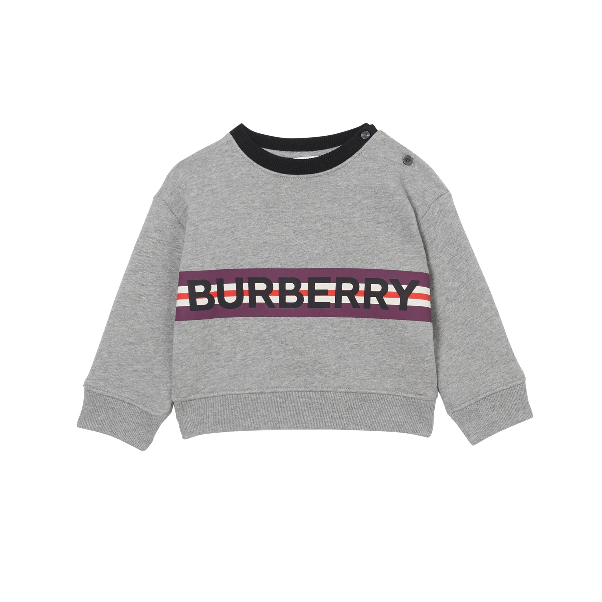 Sweat-shirt en jersey avec logo - Grey Melange
