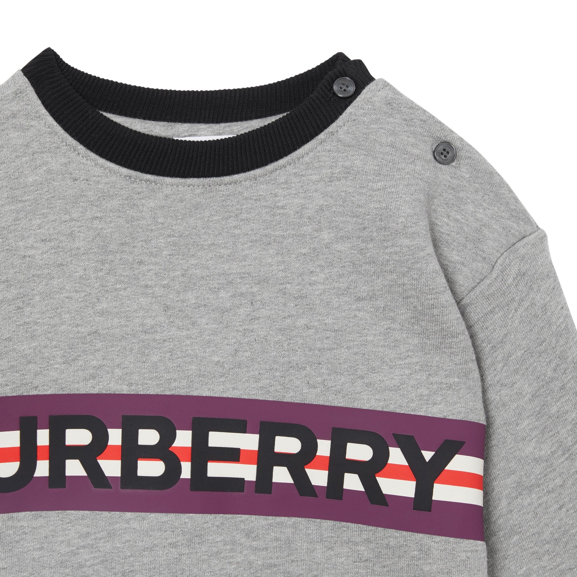 Sweat-shirt en jersey avec logo - Grey Melange