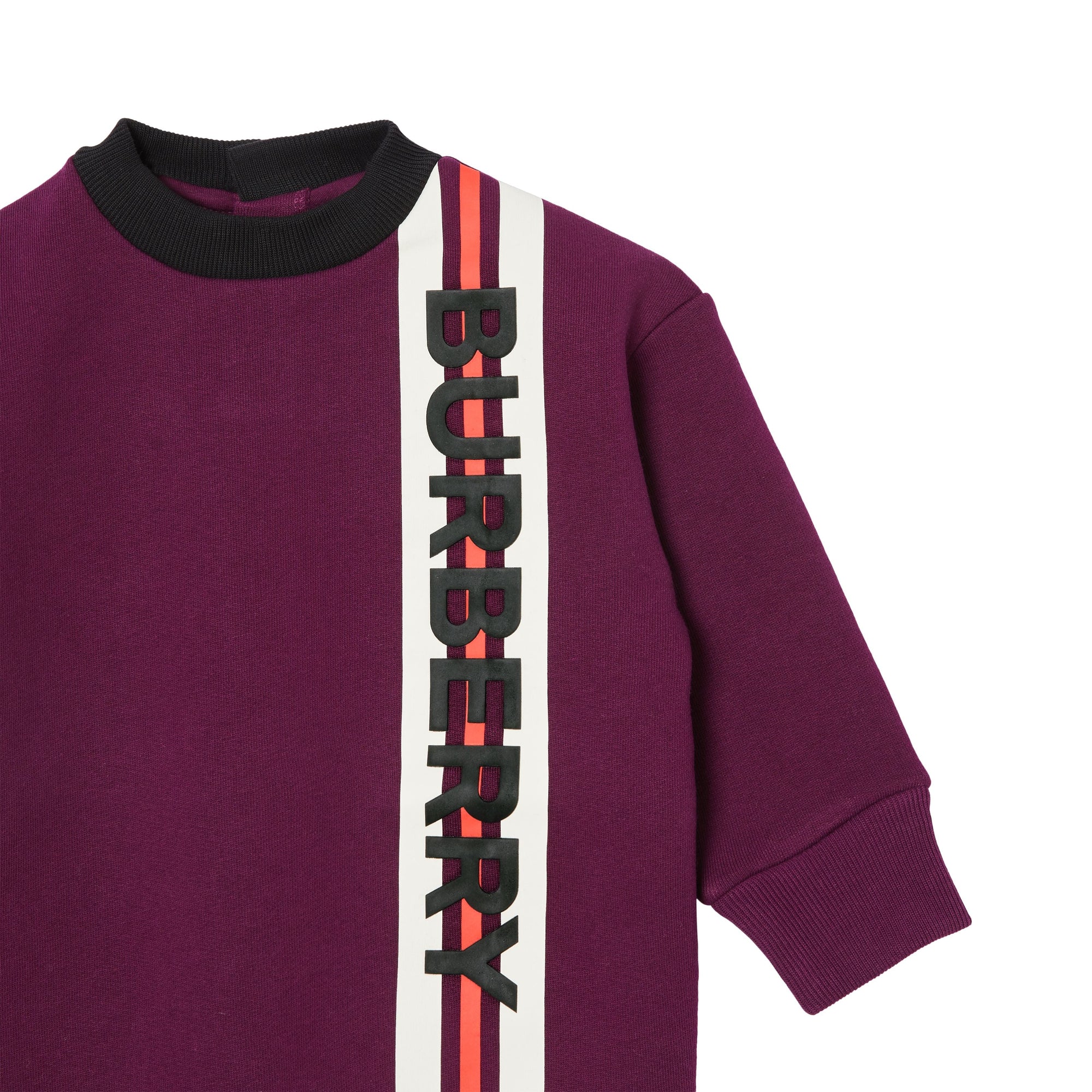 Robe pull en jersey avec logo - Burgundy