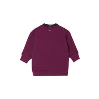 Robe pull en jersey avec logo - Burgundy