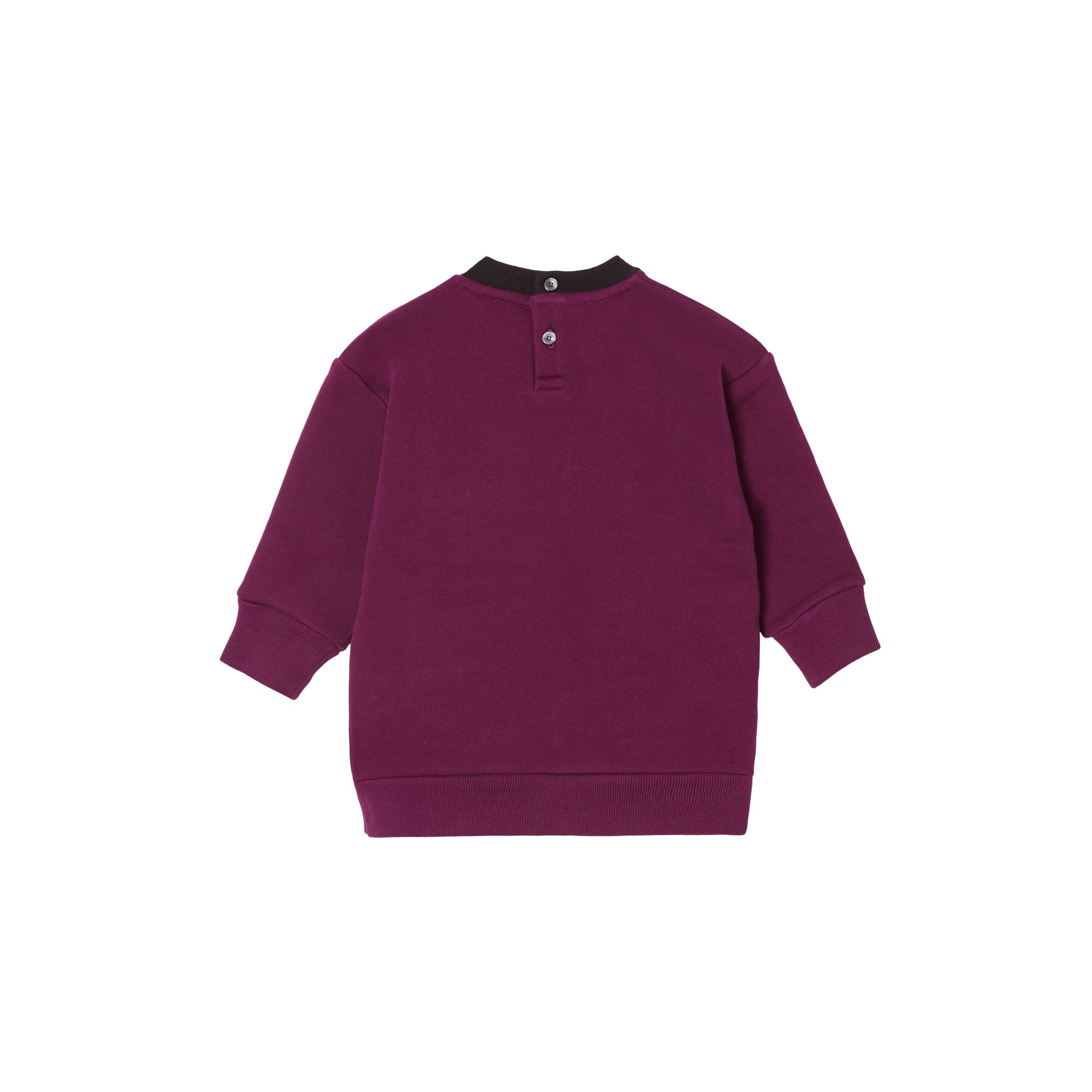 Robe pull en jersey avec logo - Burgundy