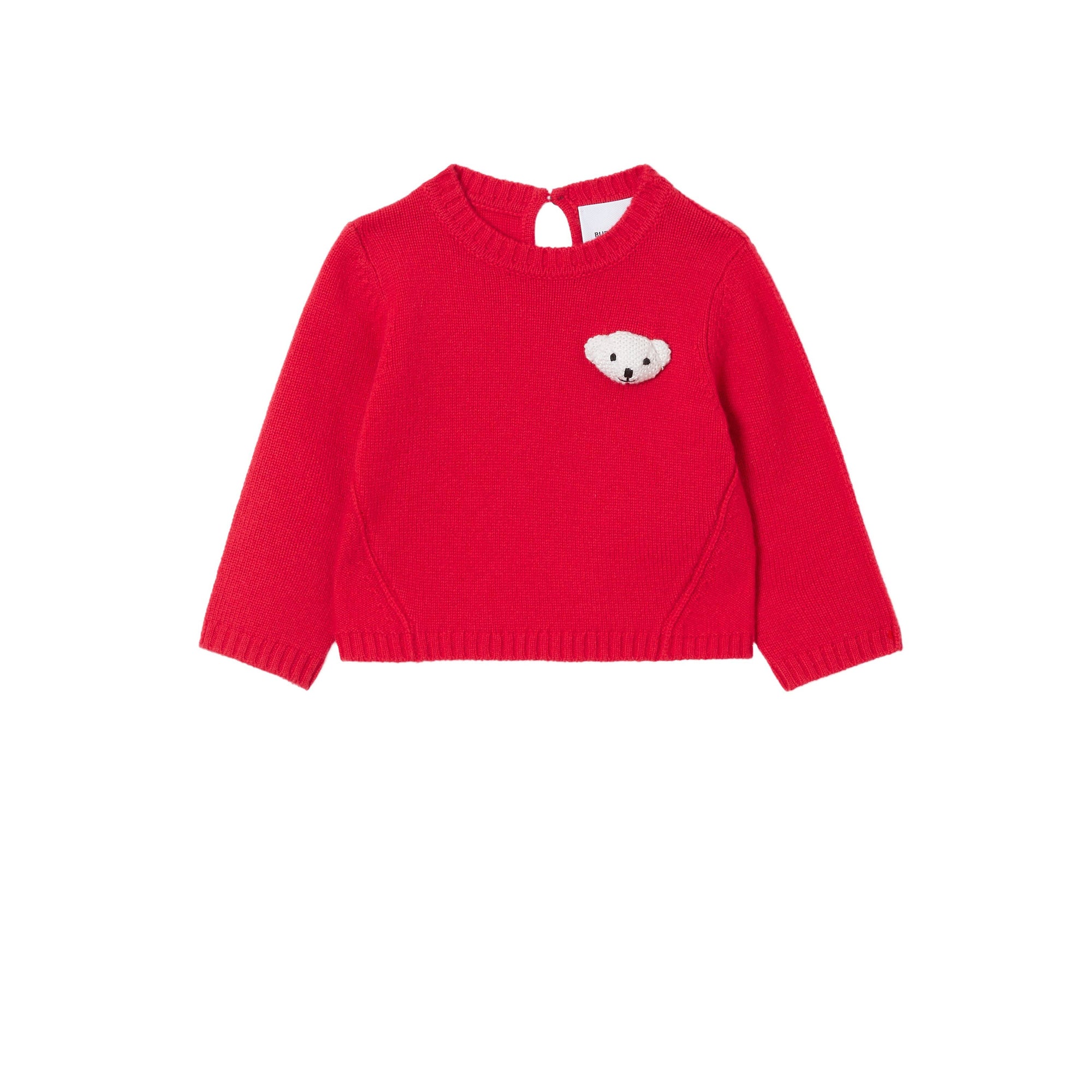 Pull en laine et cachemire avec Thomas Bear - Bright Red