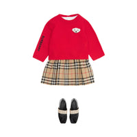 Pull en laine et cachemire avec Thomas Bear - Bright Red