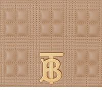 Petit sac Lola matelassé en cuir d'agneau - Camel