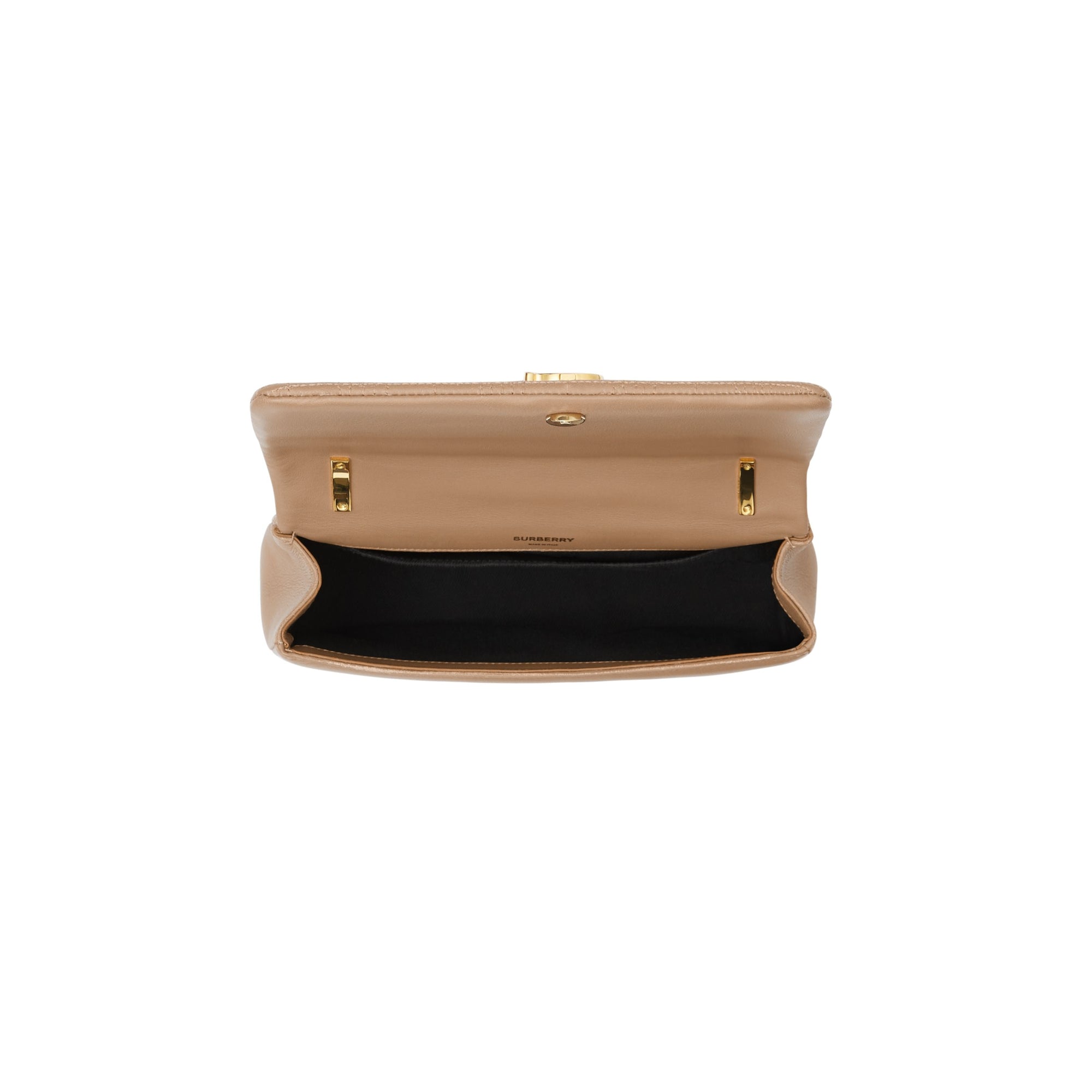 Petit sac Lola matelassé en cuir d'agneau - Camel