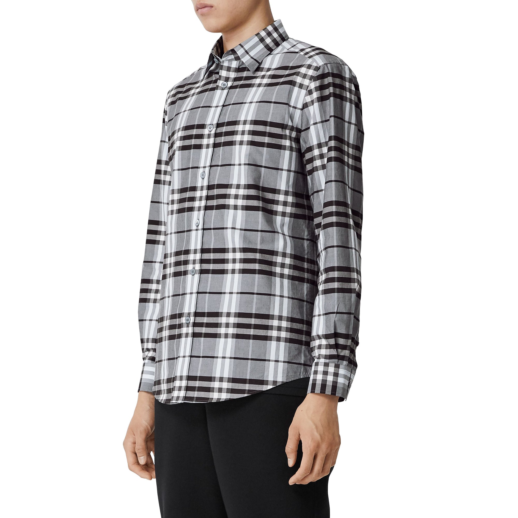 Chemise à motif check - Light Sky Blue Check