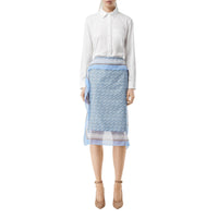 Chemise en jacquard de coton Monogram - Optic White