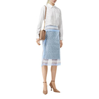 Chemise en jacquard de coton Monogram - Optic White