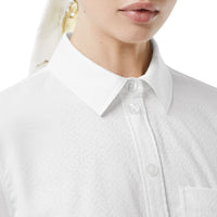Chemise en jacquard de coton Monogram - Optic White