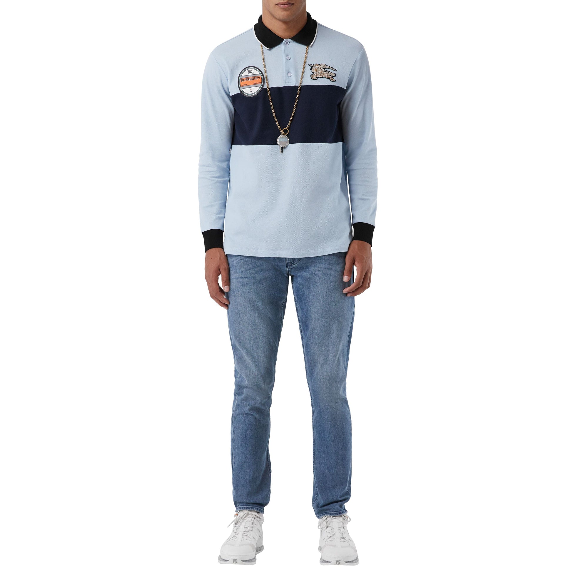 Jean slim délavé - Light Indigo Blue