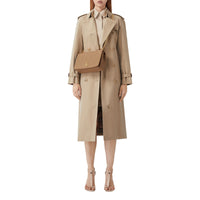 Sac Lola moyen matelassé en cuir d'agneau - Camel