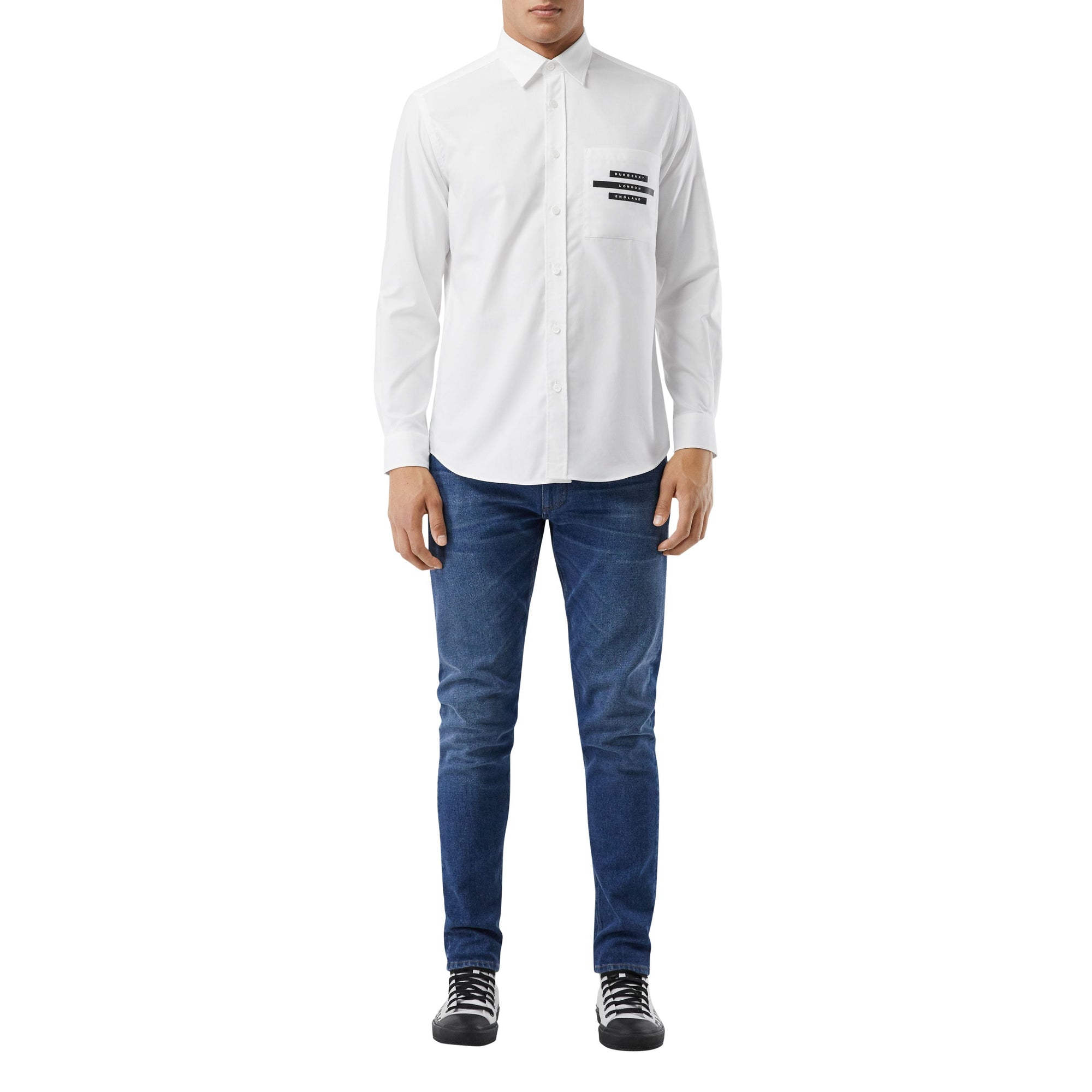 Chemise Oxford classique en coton - White