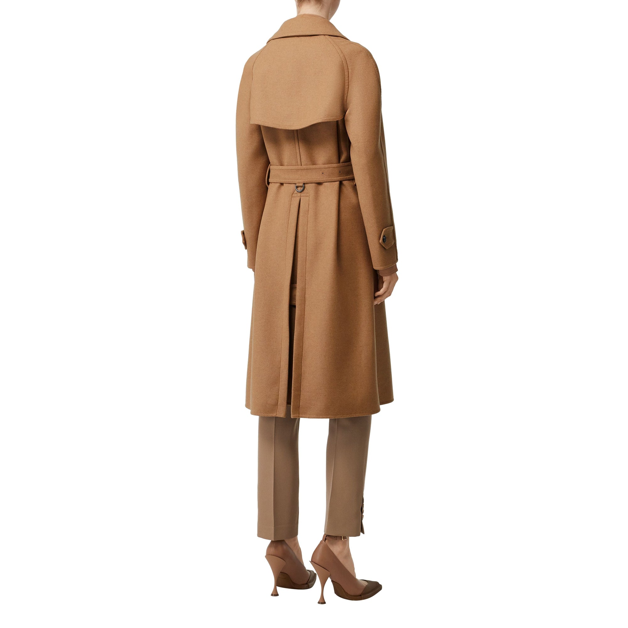 Trench-coat The Kensington en cachemire - Bronze