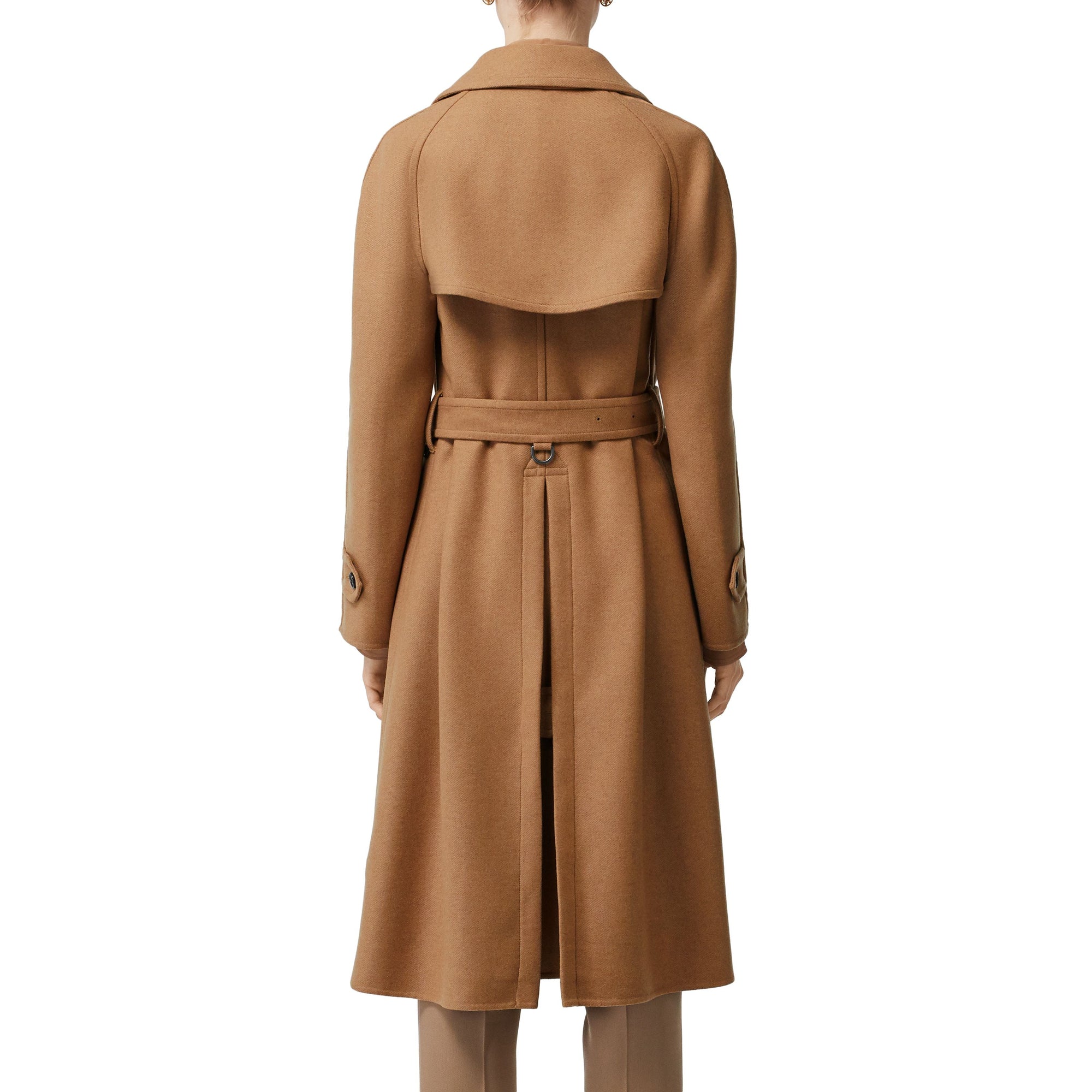 Trench-coat The Kensington en cachemire - Bronze