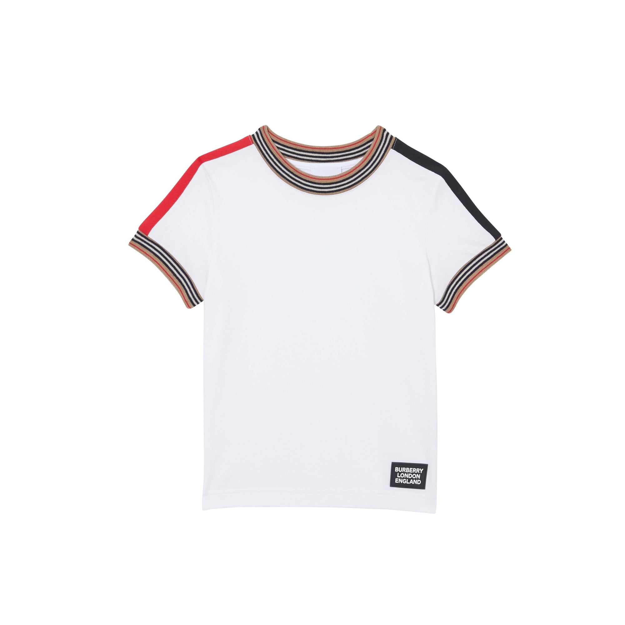 T-shirt à rayures iconiques - White