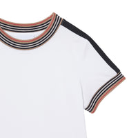 T-shirt à rayures iconiques - White