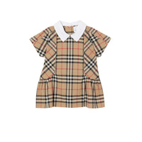 Robe bébé en coton Vintage Check - Archive Beige Check