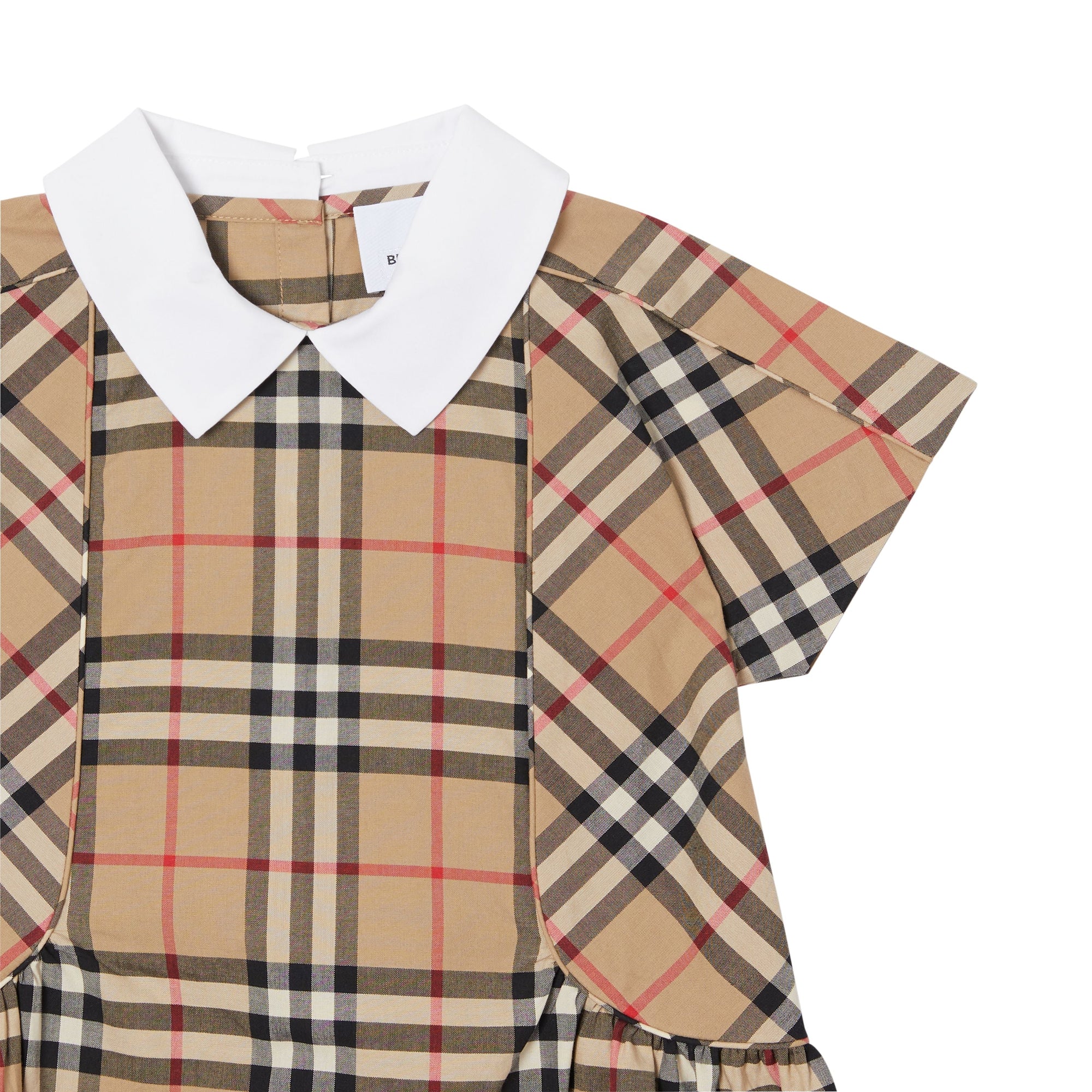 Robe bébé en coton Vintage Check - Archive Beige Check