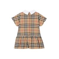 Robe bébé en coton Vintage Check - Archive Beige Check