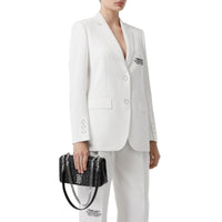 Petit sac Lola matelassé en cuir grainé - Black