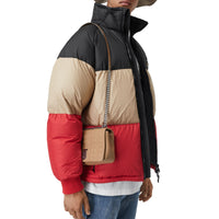 Petit sac Lola matelassé en cuir grainé - Camel